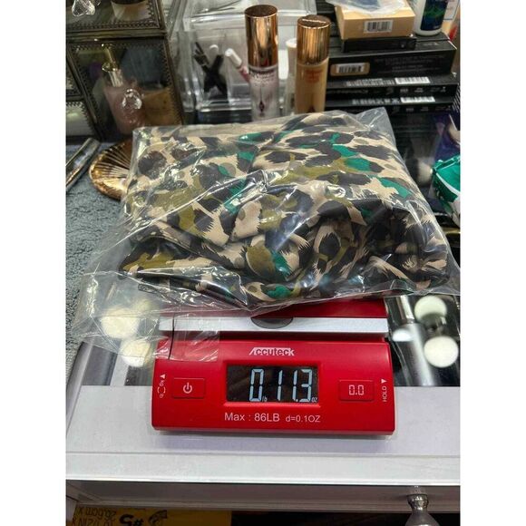 DIANE VON FURSTENBERG Top SZ 6 Vintage Silk Jersey Leopard Animal Print 70s Wrap - Picture 13 of 14